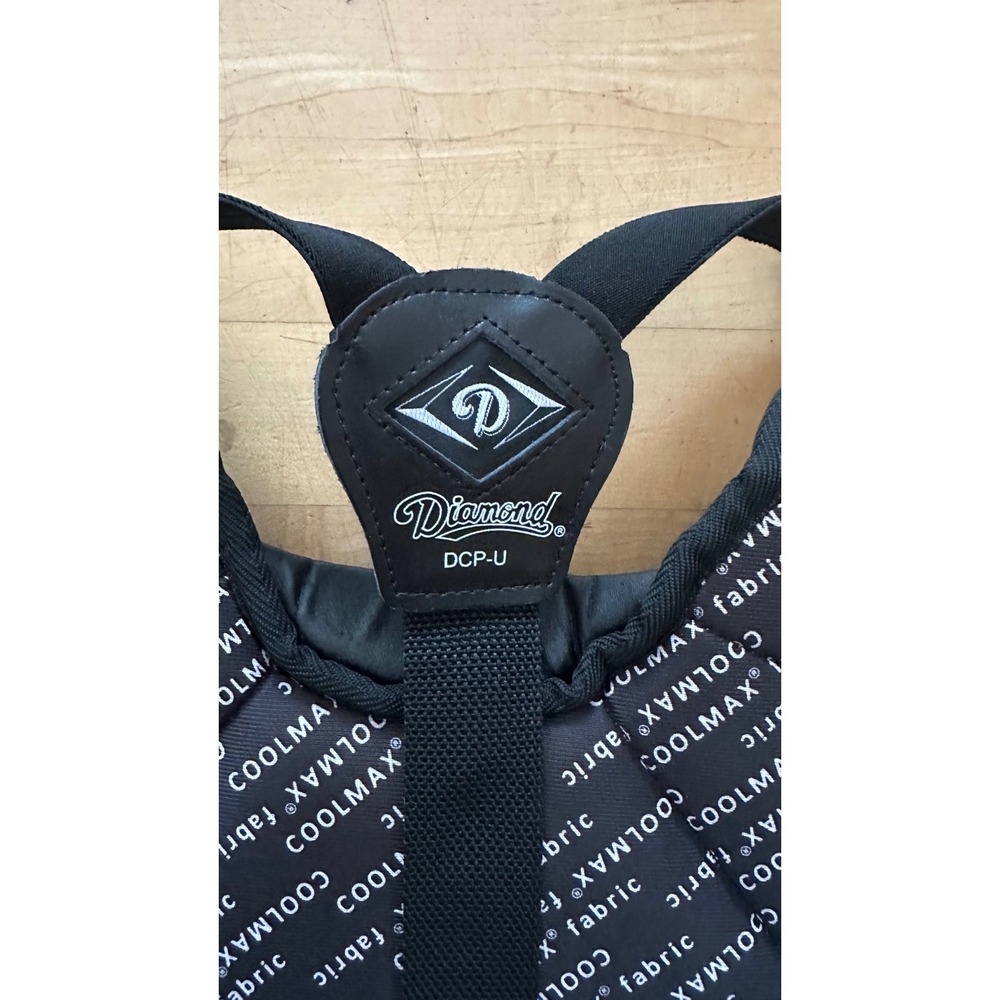 Diamond Umpire Lite Chest Protector DCP-U LITE Black Baseball Softball CoolMax - Picture 9 of 10